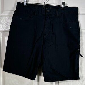 Oakley Slim Straight Fit Black Jean Shorts - 34
